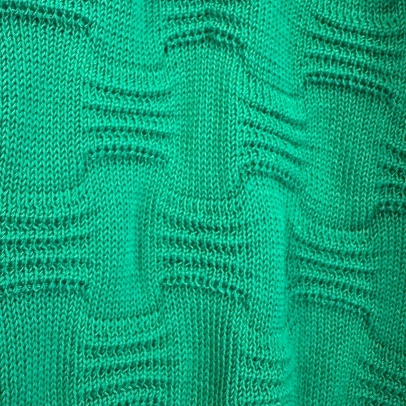 EXCLUSIVELY MISOOK Women’s Kelly Green Knit Cardigan Sweater Jacket, 0X - Picture 10 of 15